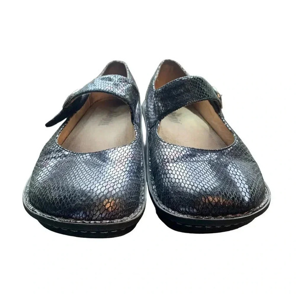 Algeria Paloma Comfort Mary Jane Size US 9 EU 39 Animal Print Adjustable Wedge - Picture 5 of 9